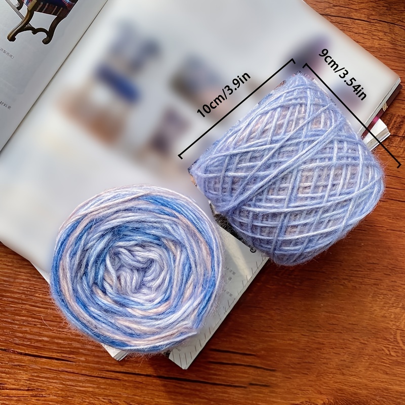 60% Wool Rainbow Yarn For Crocheting 40% Man Made Fiber Acrylic Yarn For  Knitting Colorful Lana Knit Sweater Shawl Hat Line Crochet Scarf Bag  Blanket Threads - Temu Sweden