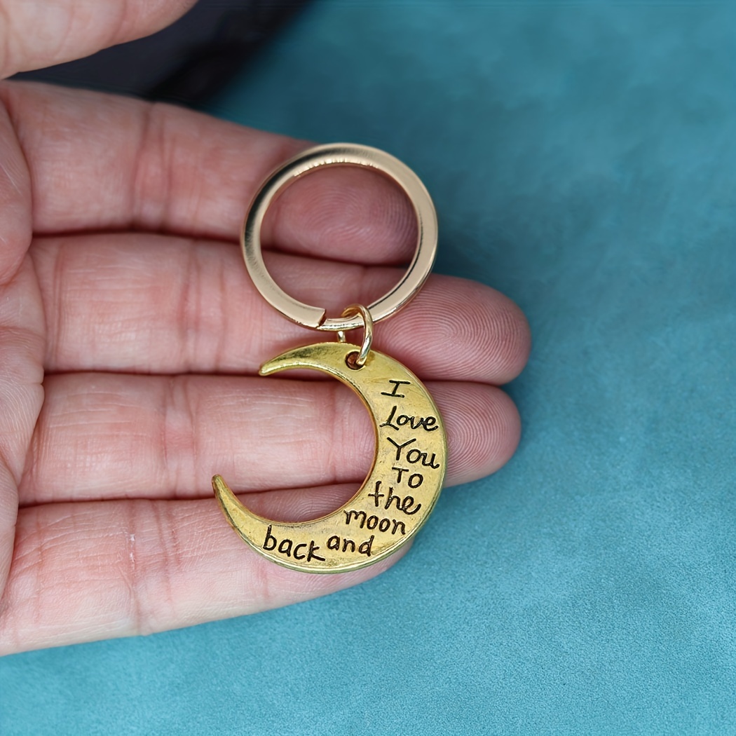 Love You to the Moon Keychain