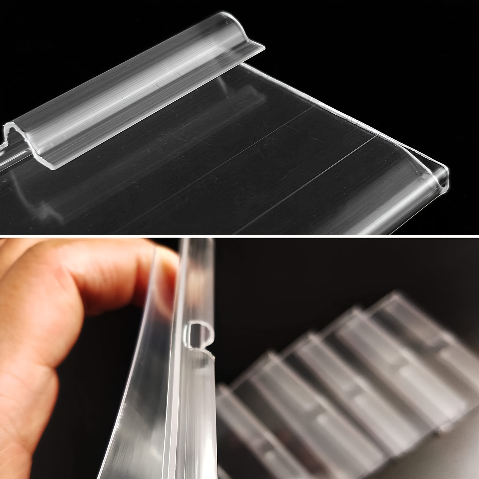 Label Holder Pvc Price Label Holder Clear Plastic Reusable Temu