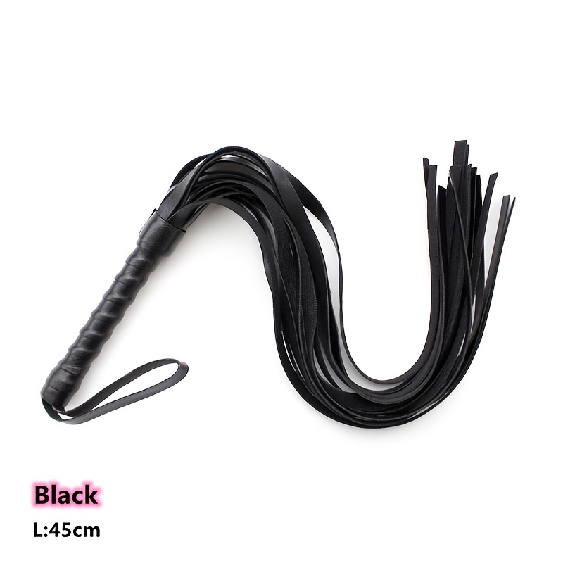 Sex Bondage Toy Whip Sm Leather Sex Role Play Training Whip Sex Toy for  Couple Flriting Whip for BDSM Role Play
