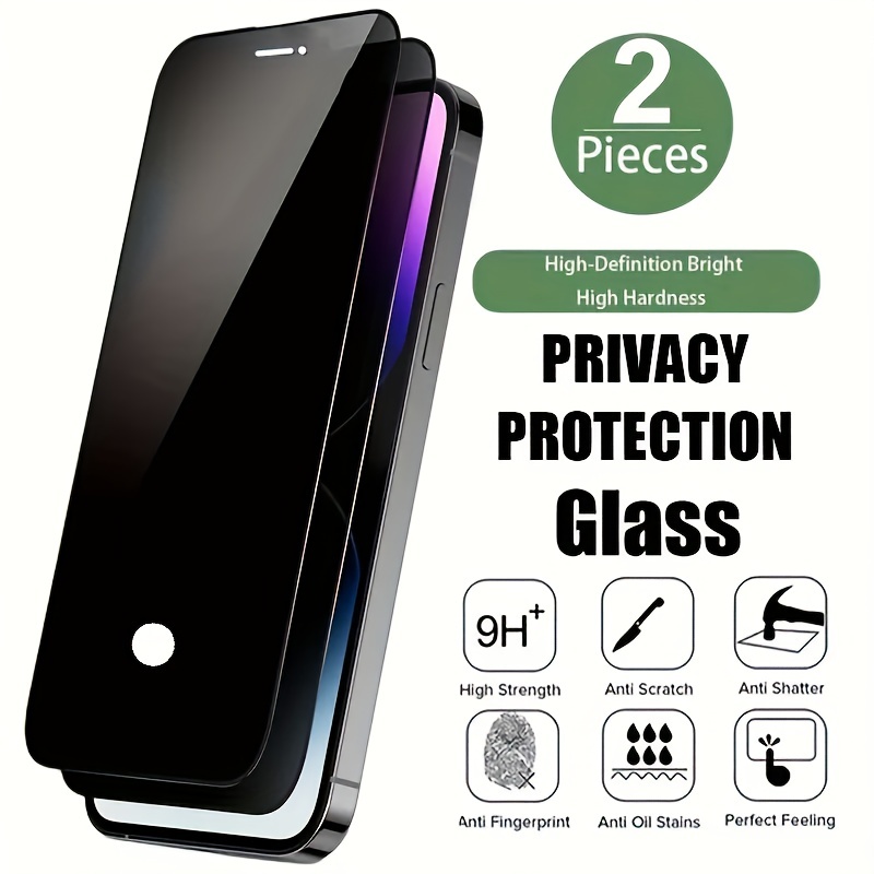 iPhone 14 Pro Max Privacy Tempered Glass Screen Protector - 9H