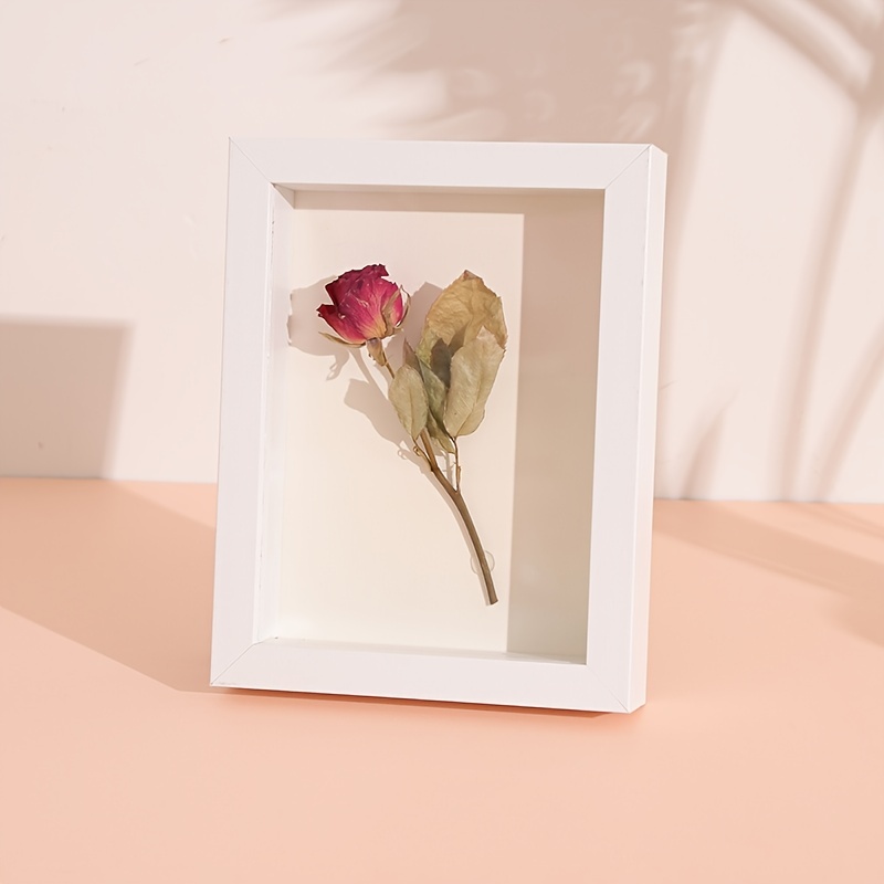 Dried Flower Photo Frame Wooden Dried Flower Photo Frame - Temu