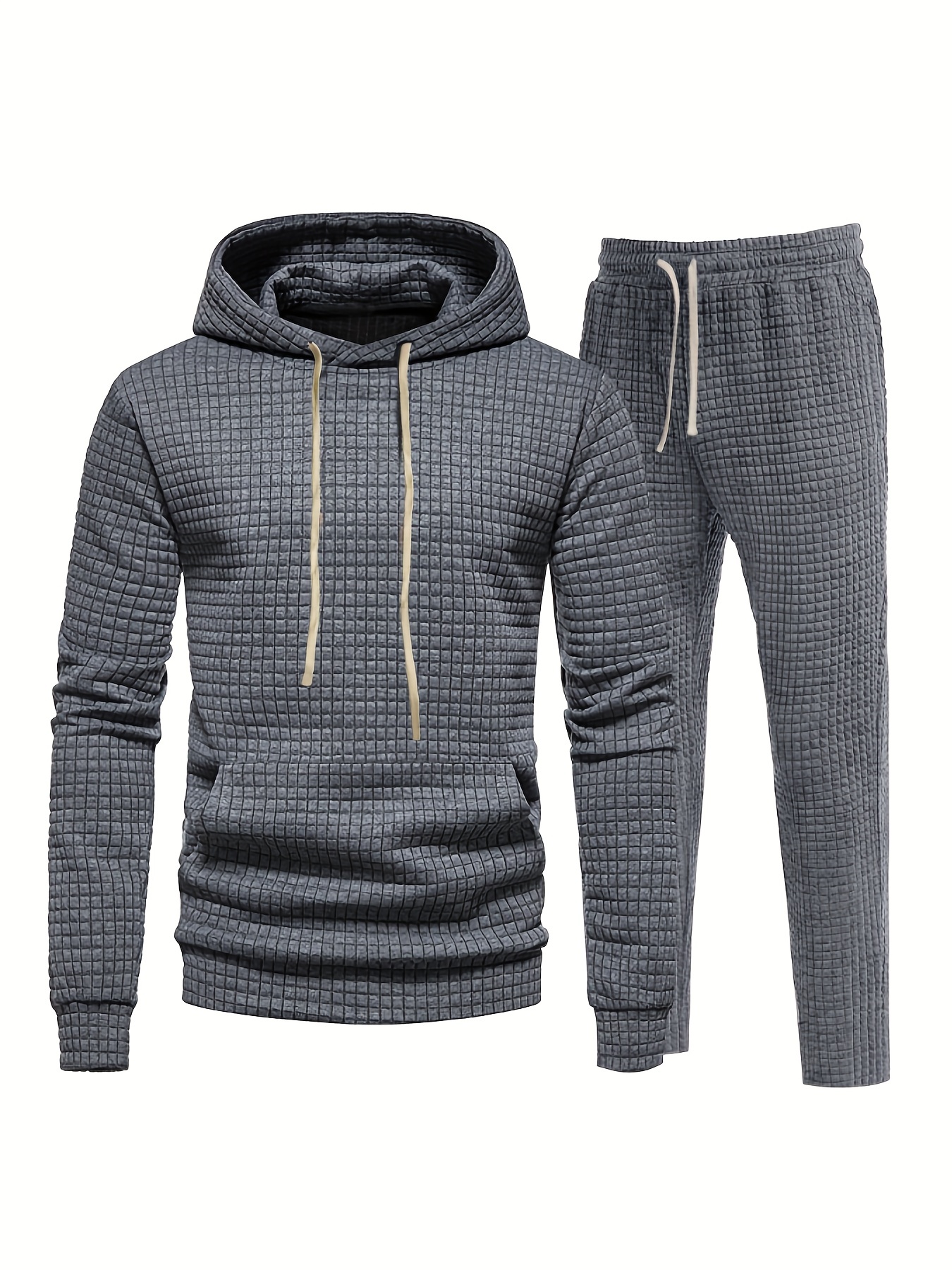 Tadhana Waffle Jogger Hoodie Set