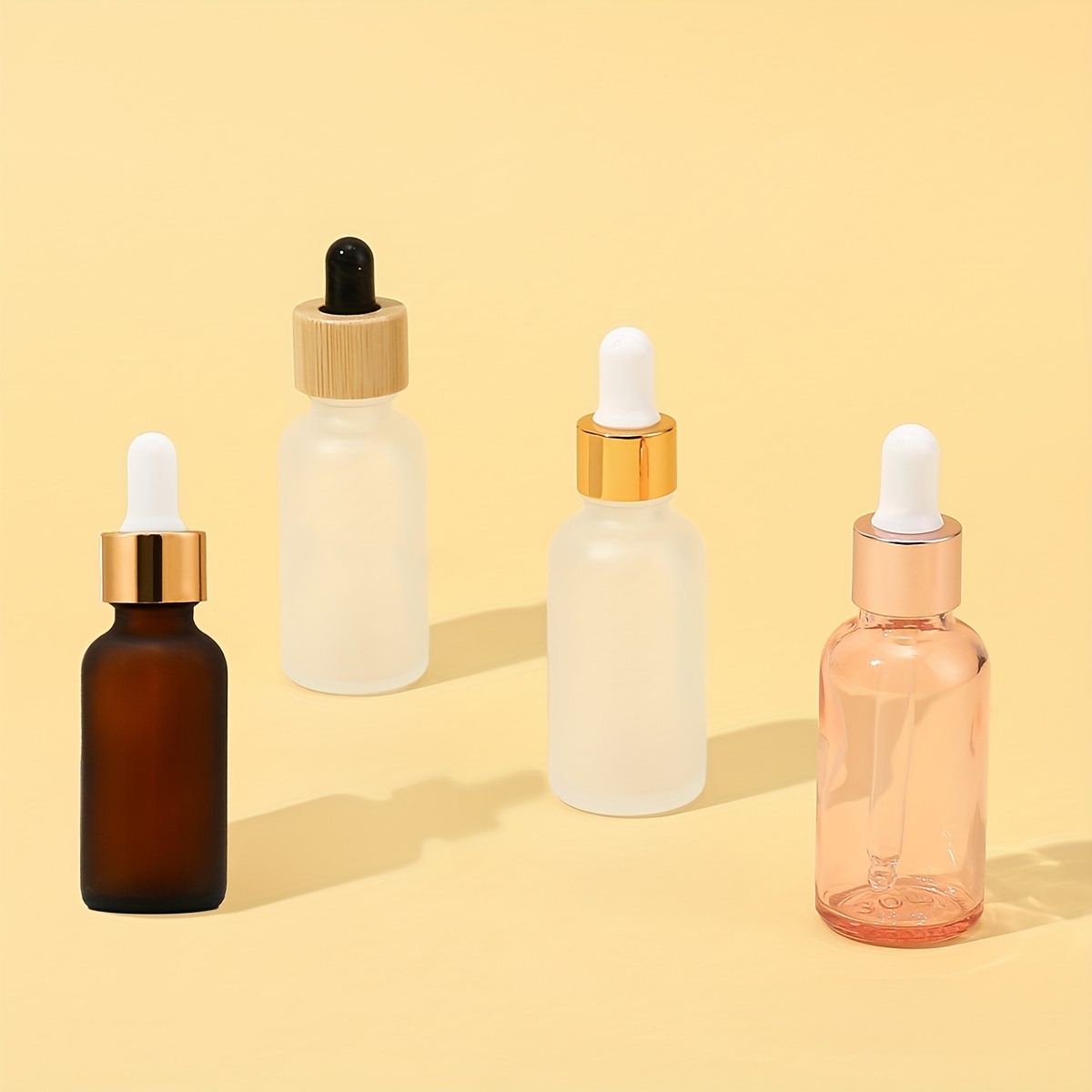 5 Pièces, Compte-gouttes En Verre D'huile Essentielle De 3 Ml Bouteille Vide  Flacon D'échantillon Givré Avec Compte-gouttes En Verre Pour Compte-gouttes  Pour Les Yeux Bouteille D'huile Essentielle, Récipient Cosmétique D'aromathérapie  De Parfum