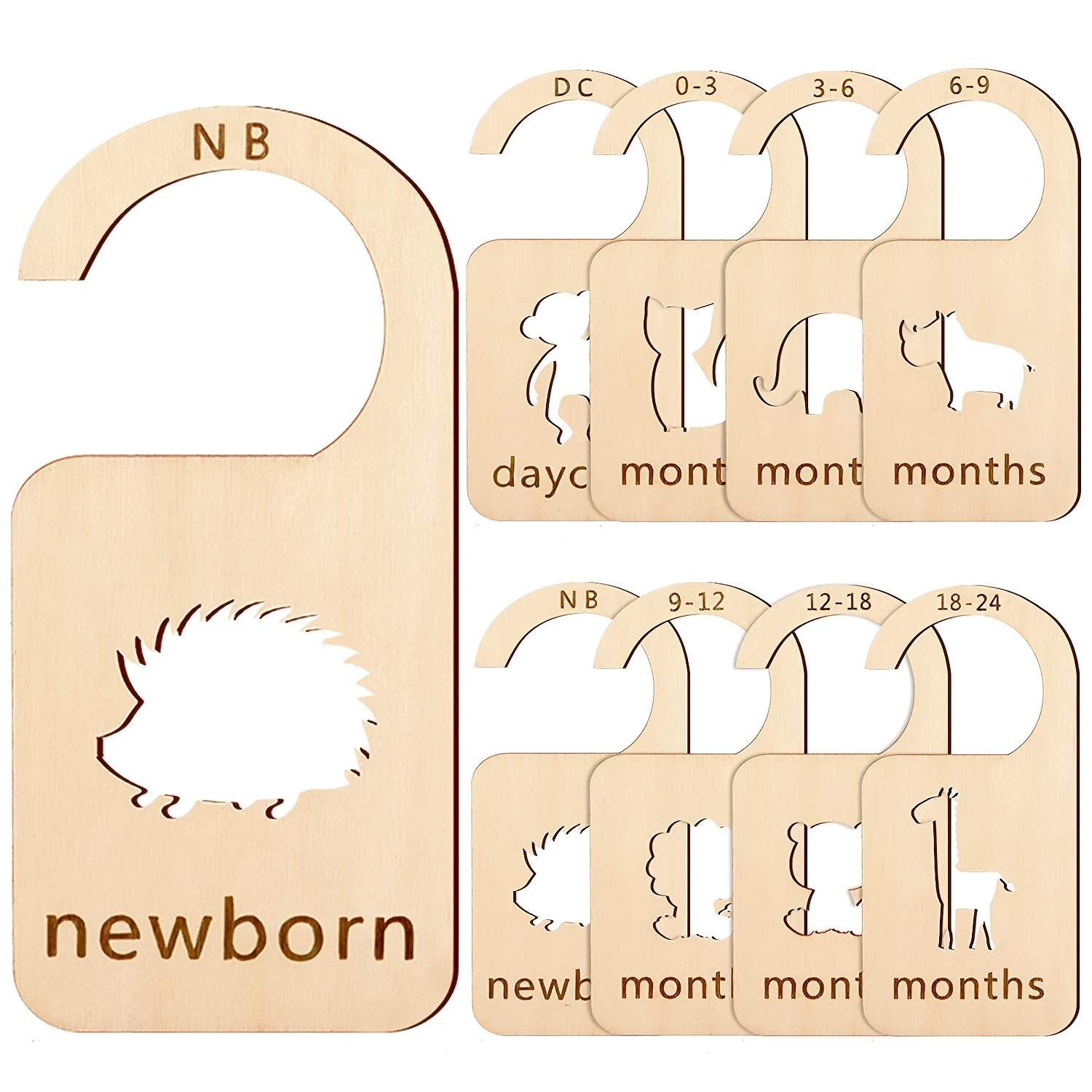 8pcs/set Storage Organizer Home Newborn To 24 Month Gift Baby