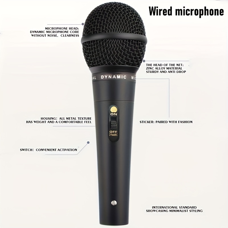 BETA58A Microphone À Main Filaire Dynamique Avec - Temu France