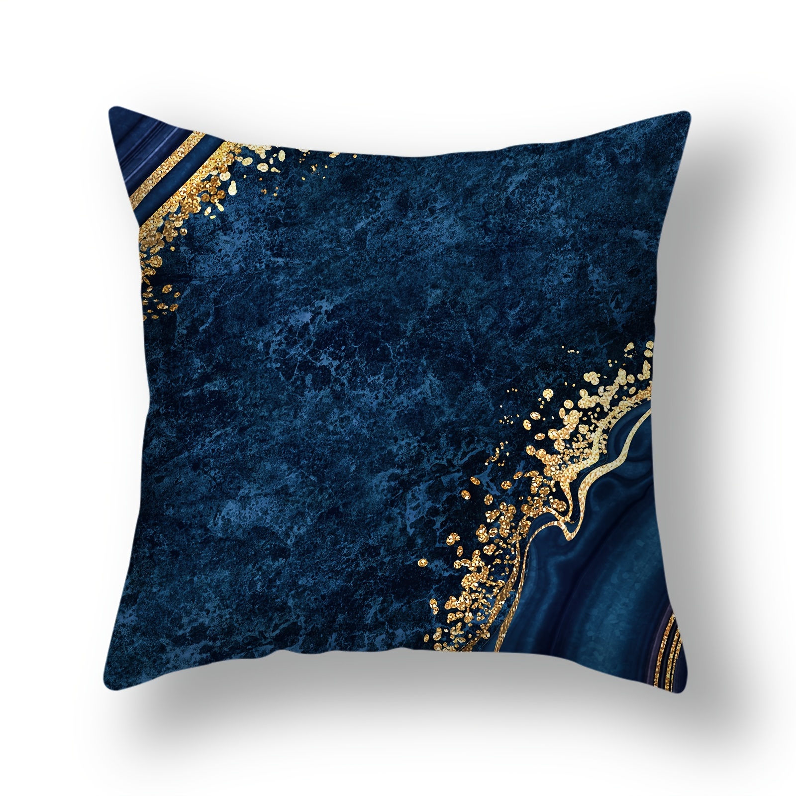 One Navy Pillow Cover Decorative Pillows 18 X 18 Inch Navy Blue Throw Pillow  Cover Decorative Pillow Cushion Cover Navy Blue Pillows 