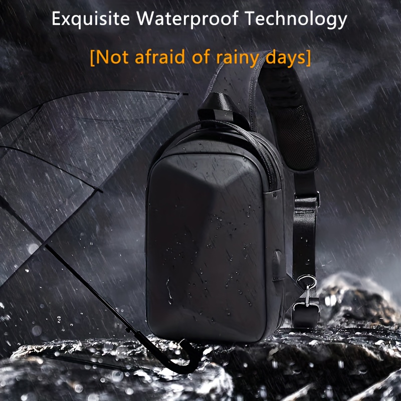 Mark Ryden Multifunction Crossbody Men Bags Waterproof USB Charging Chest  Pack Short Trip Messengers Chest Bag Shoulder Bag Male