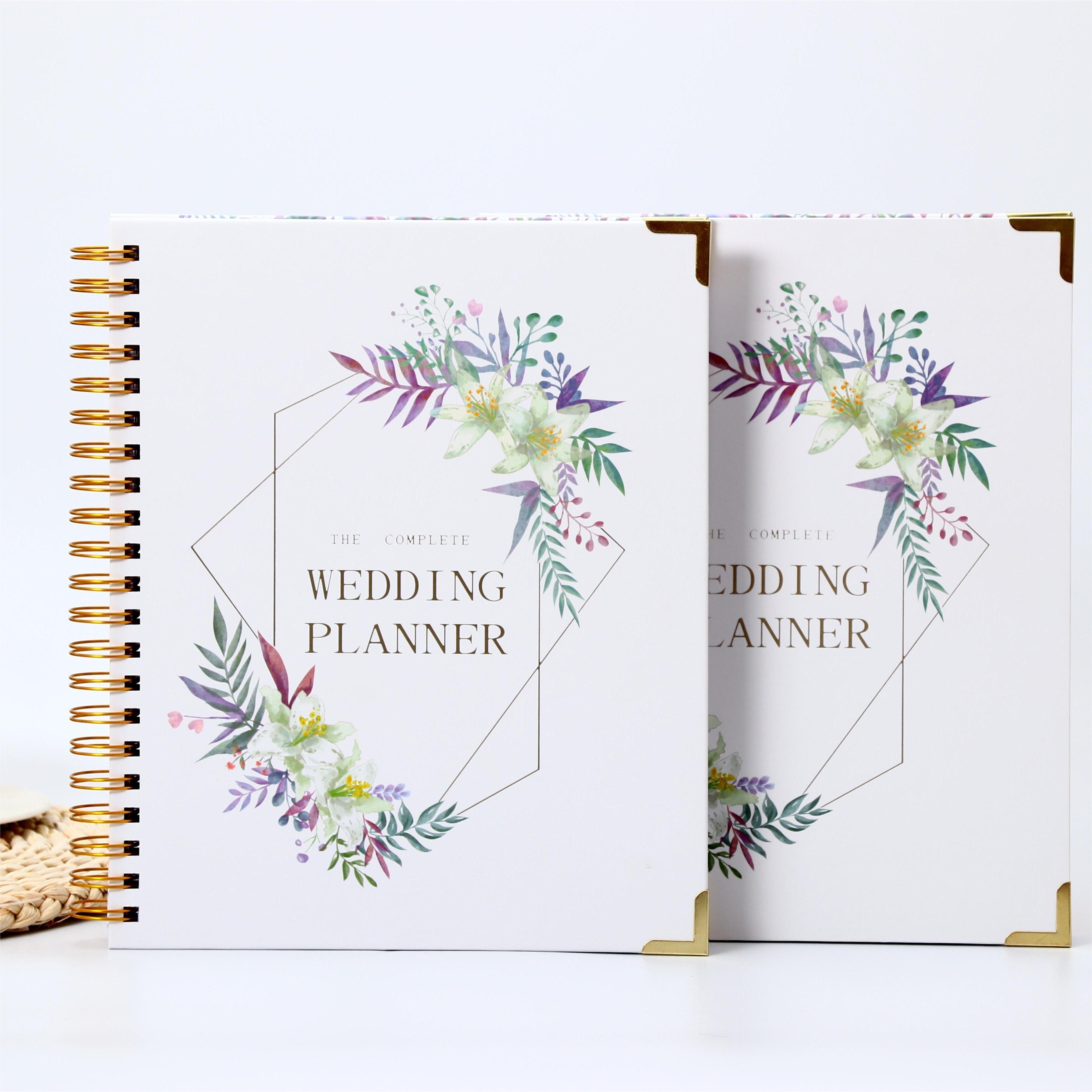 Wedding Planning Book Elegant Wedding Planner Book and Organizer - Comprehensive Guide for Your Dream Wedding 192 Pages,7 Sections,Gift Box