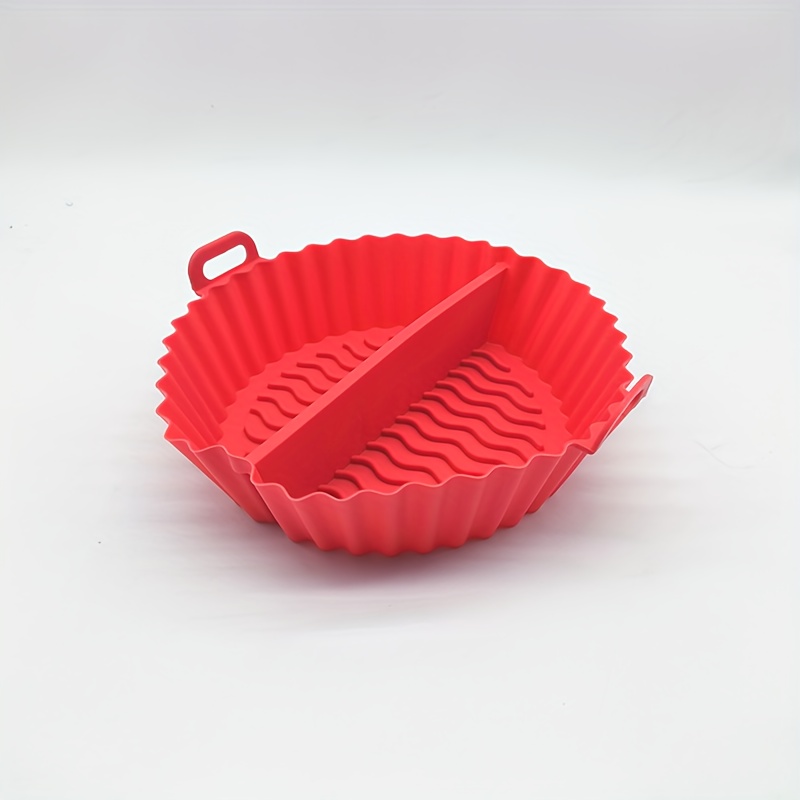 Silicone Air Fryer Liner With Divider And Heat Resistant Oven
