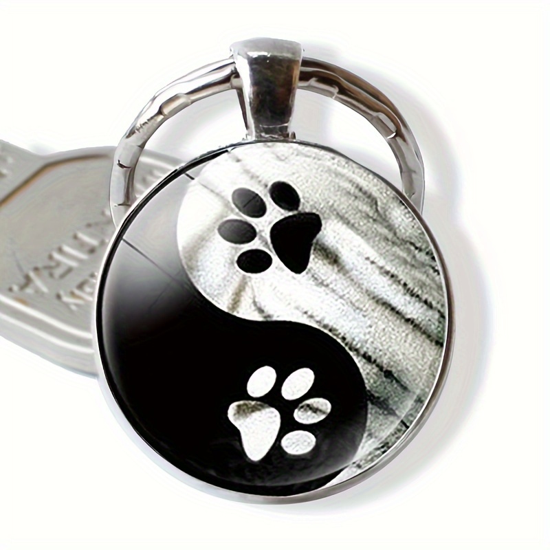 Dog Paw Keychain - Temu