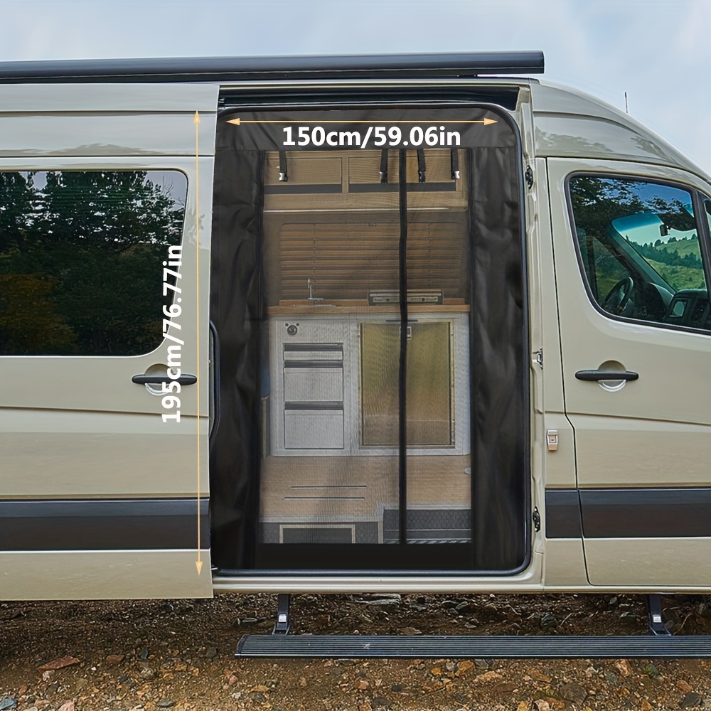 Magnetic Flyscreen for Standard Roof Campervans, Bug Mesh Vans Mosquito Net  Screen for Rear Barn Door, Zipper Closure Standard Size -  Australia