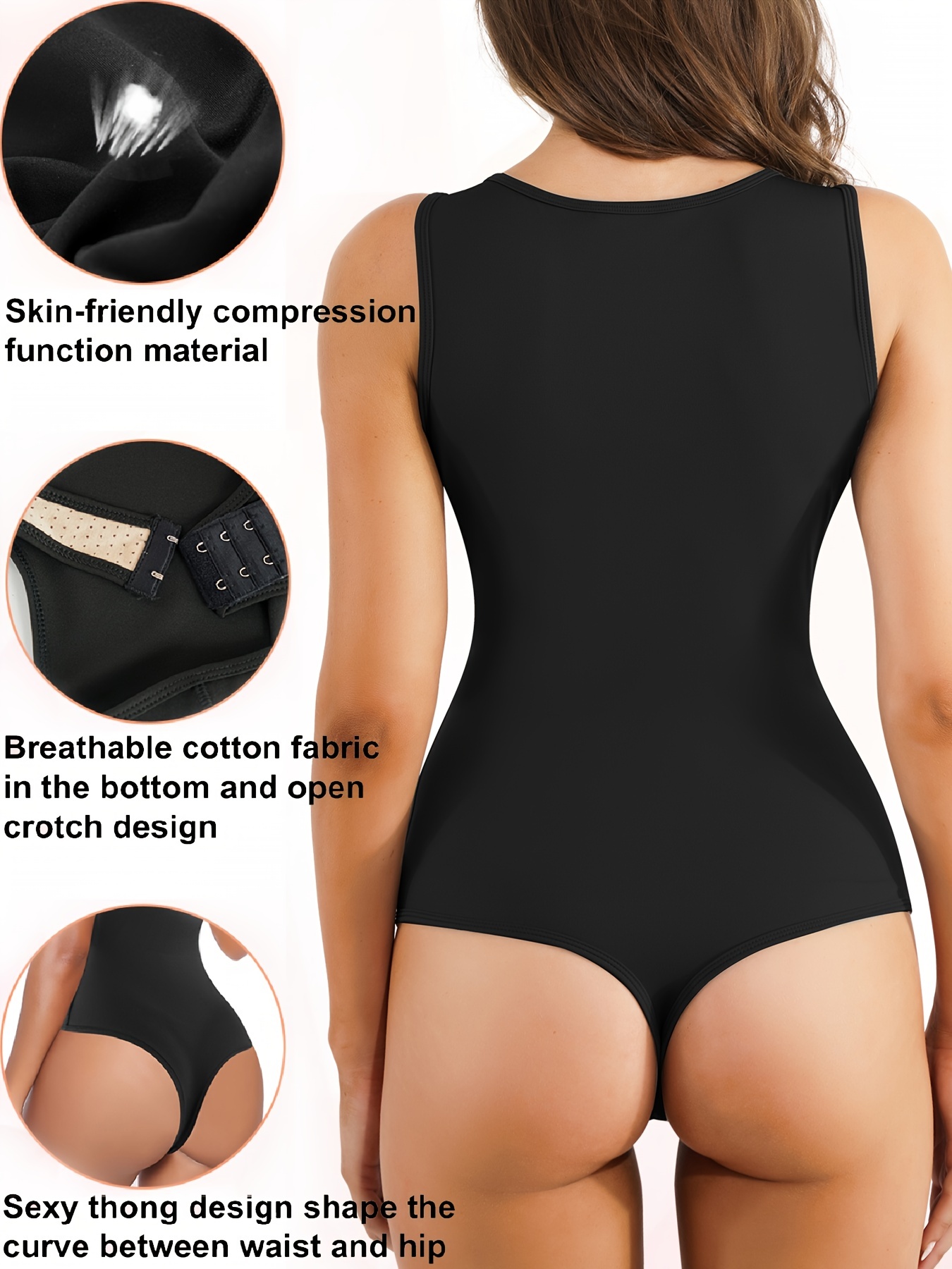 Slim-fit plastic abdomen slim-fit panties for women