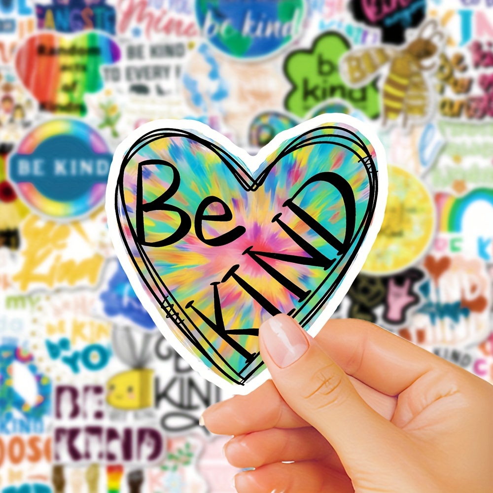 Choose Kindness Vinyl Sticker, Be Kind Sticker, Vinyl Decal, Kindness  Sticker, Retro Sticker, Laptop Sticker 