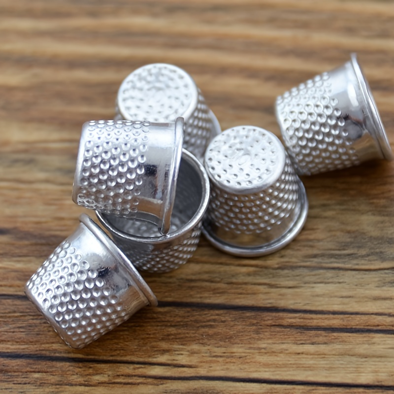 1pc Vintage Sewing Thimble Stainless Steel Finger Protector For Quilting &  Hand Sewing