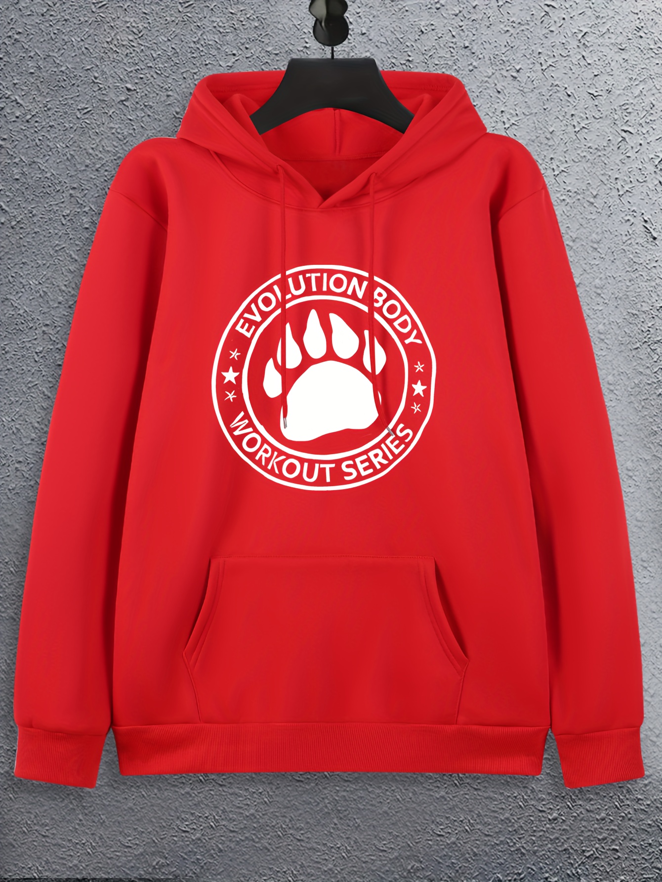 Paw Pattern Print Hooded Sweatshirt Hoodies Fashion Casual Temu Canada