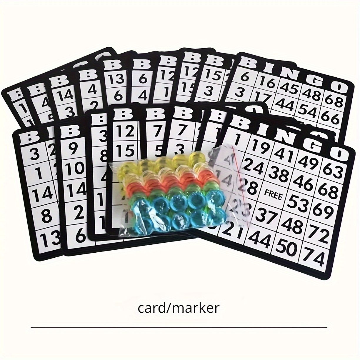 Jeu de Bingo MXZZAND - Console de loterie simulée pour enfant - Blanc