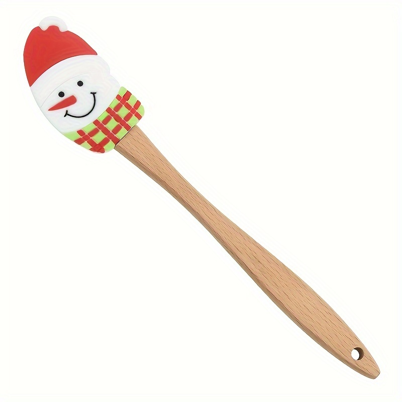 Silicone Christmas Scraper Spatula Silicone Spatula Scraper - Temu