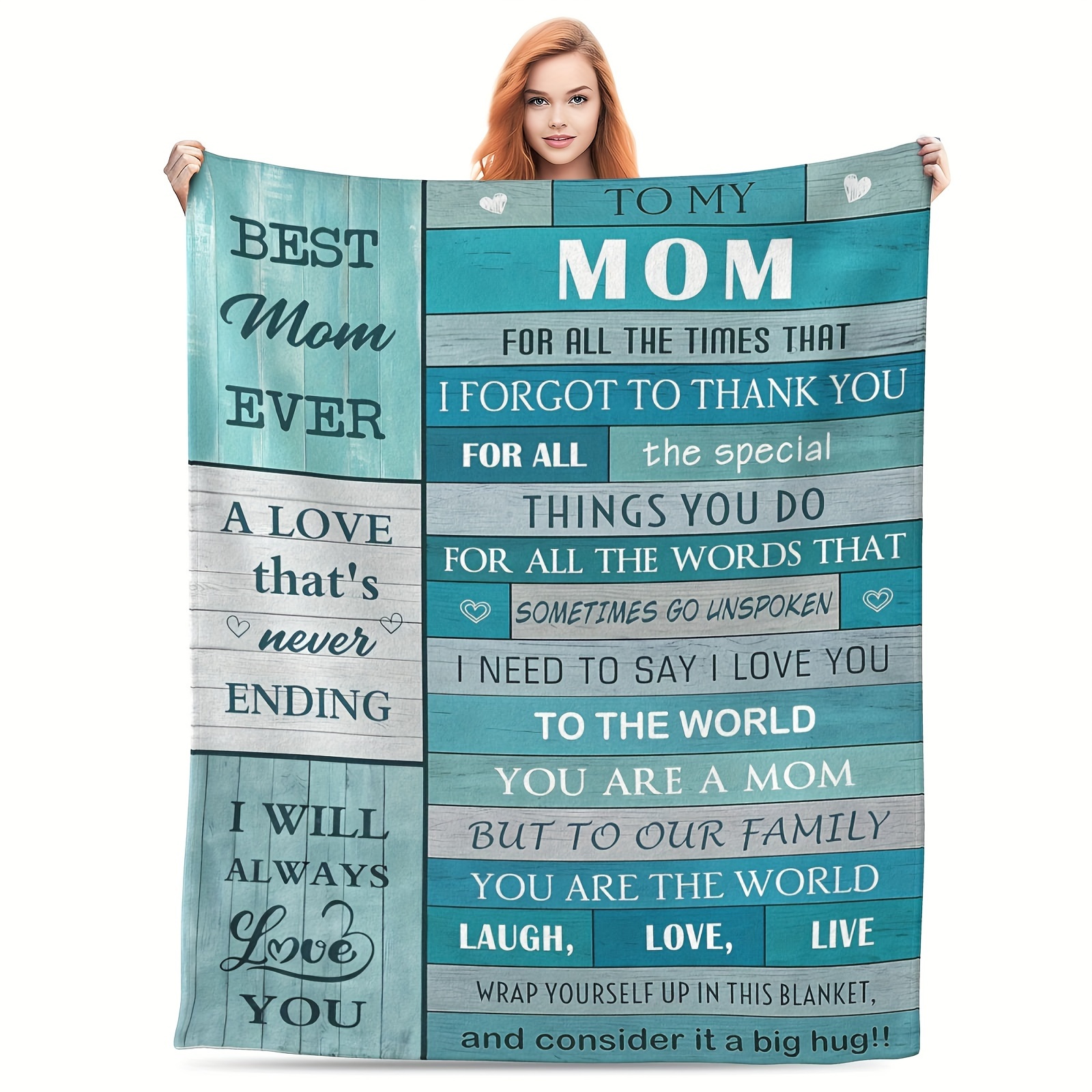 Gifts For Mom Blanket Mom Gifts From Daughter Son Best Mom - Temu