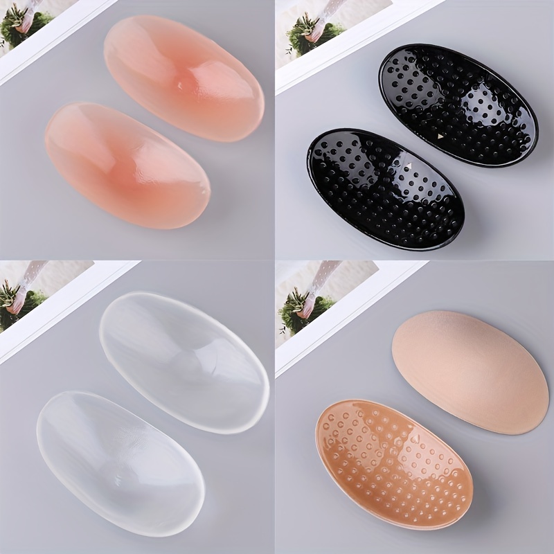 2 Pairs Large Invisible Shoulder Pads for Womens Clothing, Reusable Soft  Silicone Shoulder Pads, Anti Slip Shoulder Pads for Women Clothing Dress -  Skin color 