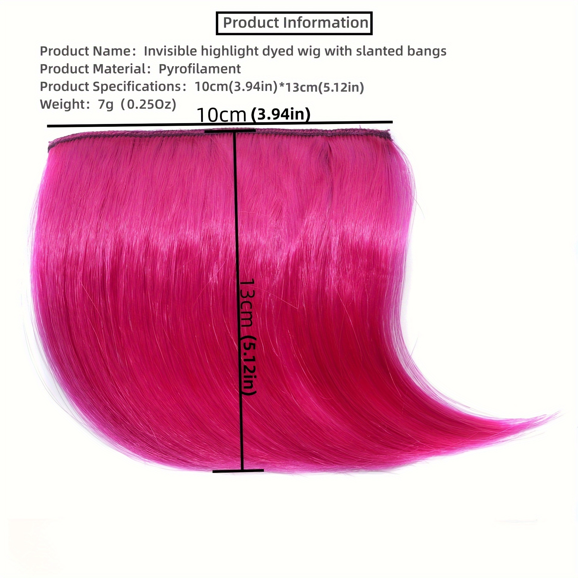 Hair Pads Short Straight Hair Pieces Synthetic Clip In Hair Temu