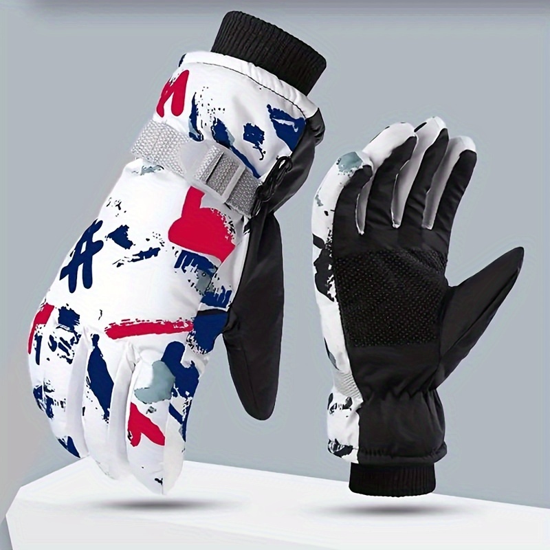 1pair Winter Warm Gloves For Men Women Touchscreen Thermal Gloves