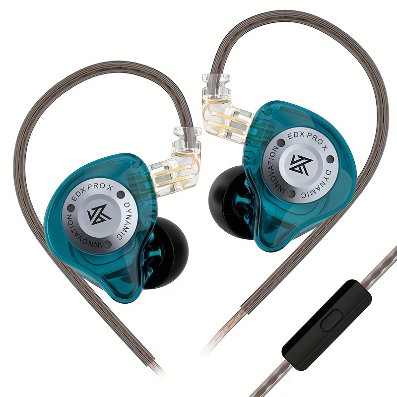 KZ EDX PRO Dynamic Earphones HIFI Bass Earbuds In Ear Monitor Earphone with  cable Sport Noise Cancelling Headset KZ EDXPRO