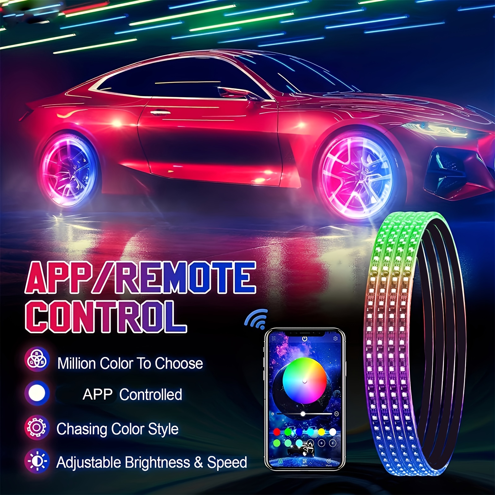 Wheel Lights Truck Temu