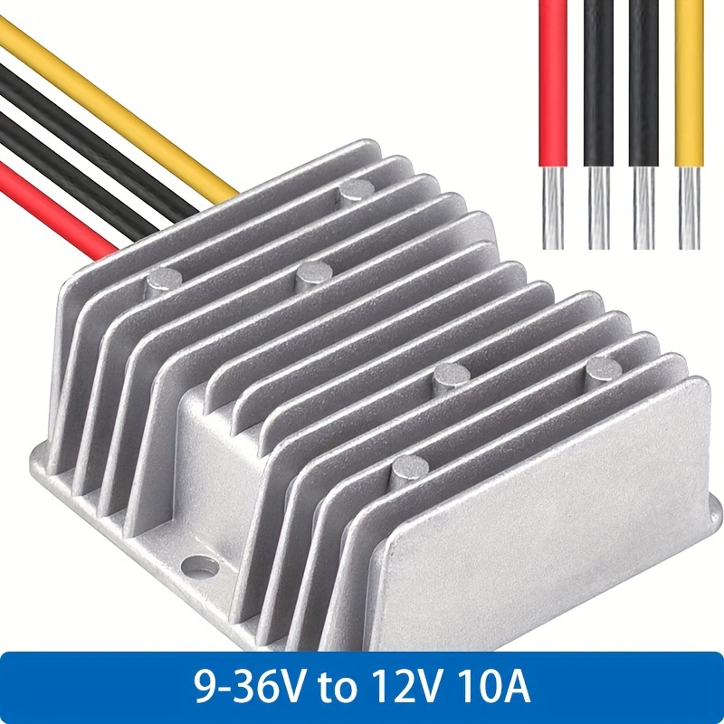 1pc DC Voltage Regulator, 12V TO 24V 1A-40A Step-up Boost, DC-DC Converter  Power Module Step-Up CE RoHS For Cars