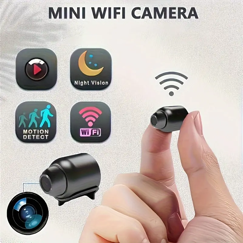 1pc Caméra De Surveillance WiFi, Moniteur Bébé WiFi 2,4G Vision