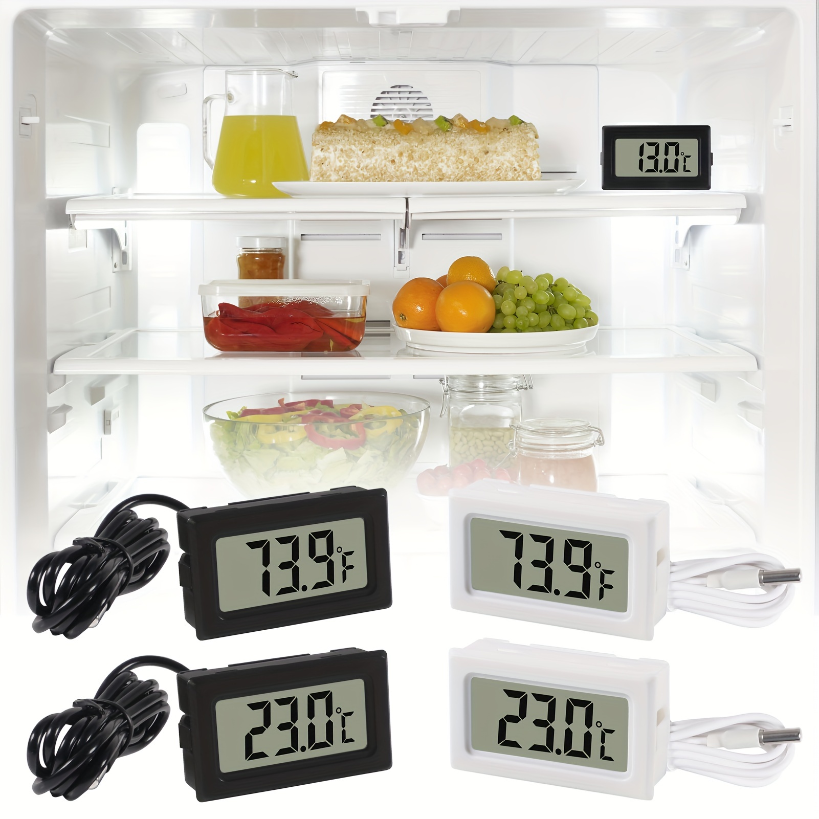 Sunbeam Refrigerator Freezer Thermometer Fahrenheit Robinson Home Products  7831
