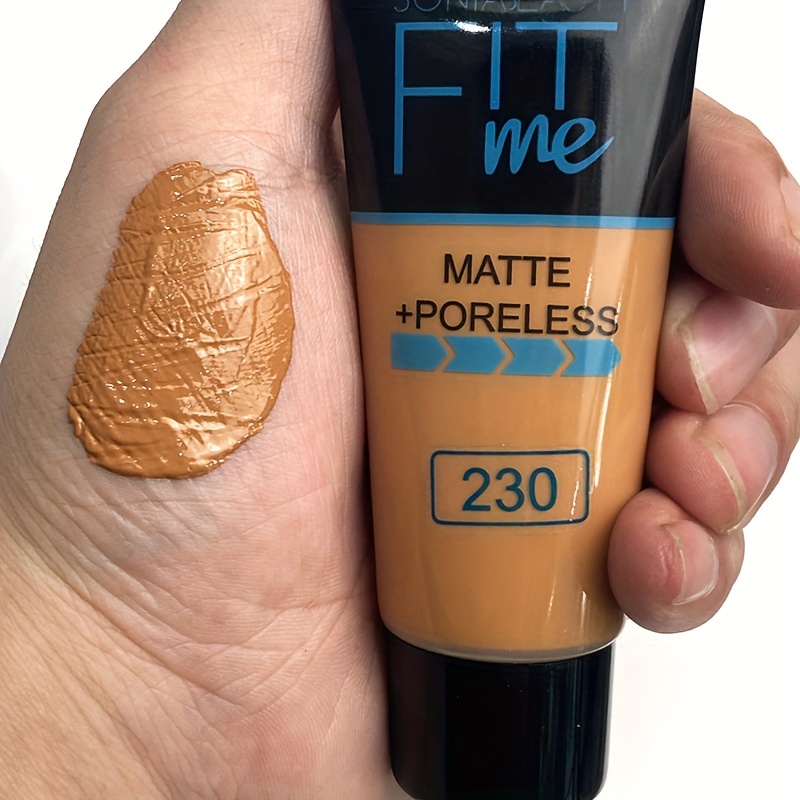 2 in 1 Liquid Foundation & Concealer Powder for Dark Skin