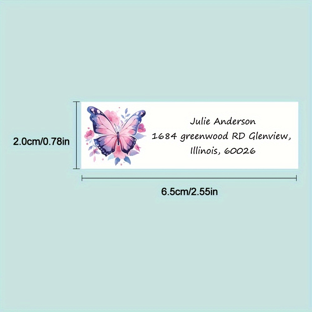 Personalized Address Labels customize With Your Own Text. - Temu