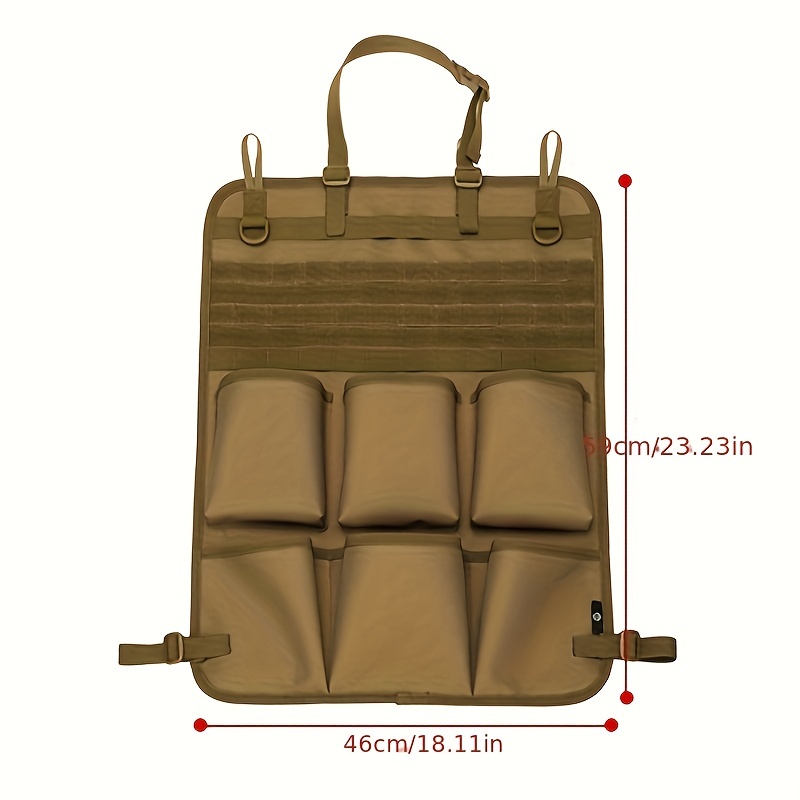 Car Back Seat Organizer Tactical Accessories Molle Pouch - Temu