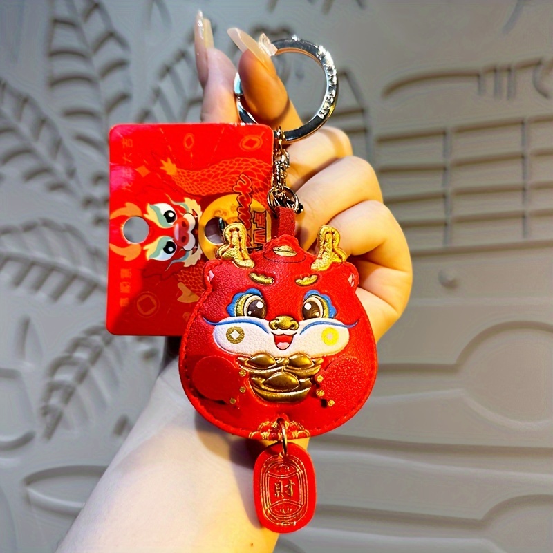 Leather Key Chain Charm - Year of the Dragon Charm – Lo & Sons