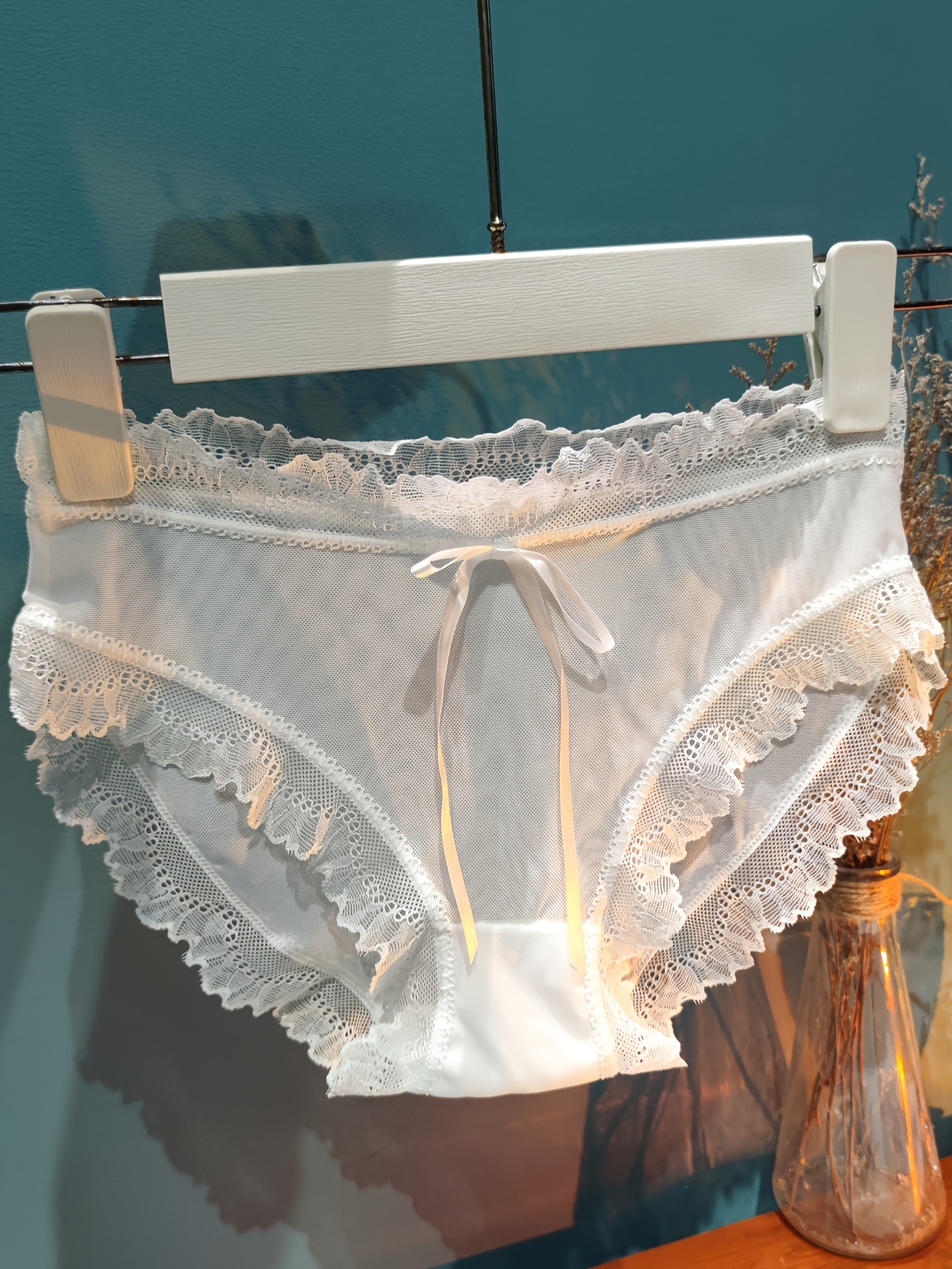 Women's Mesh Underwear - White