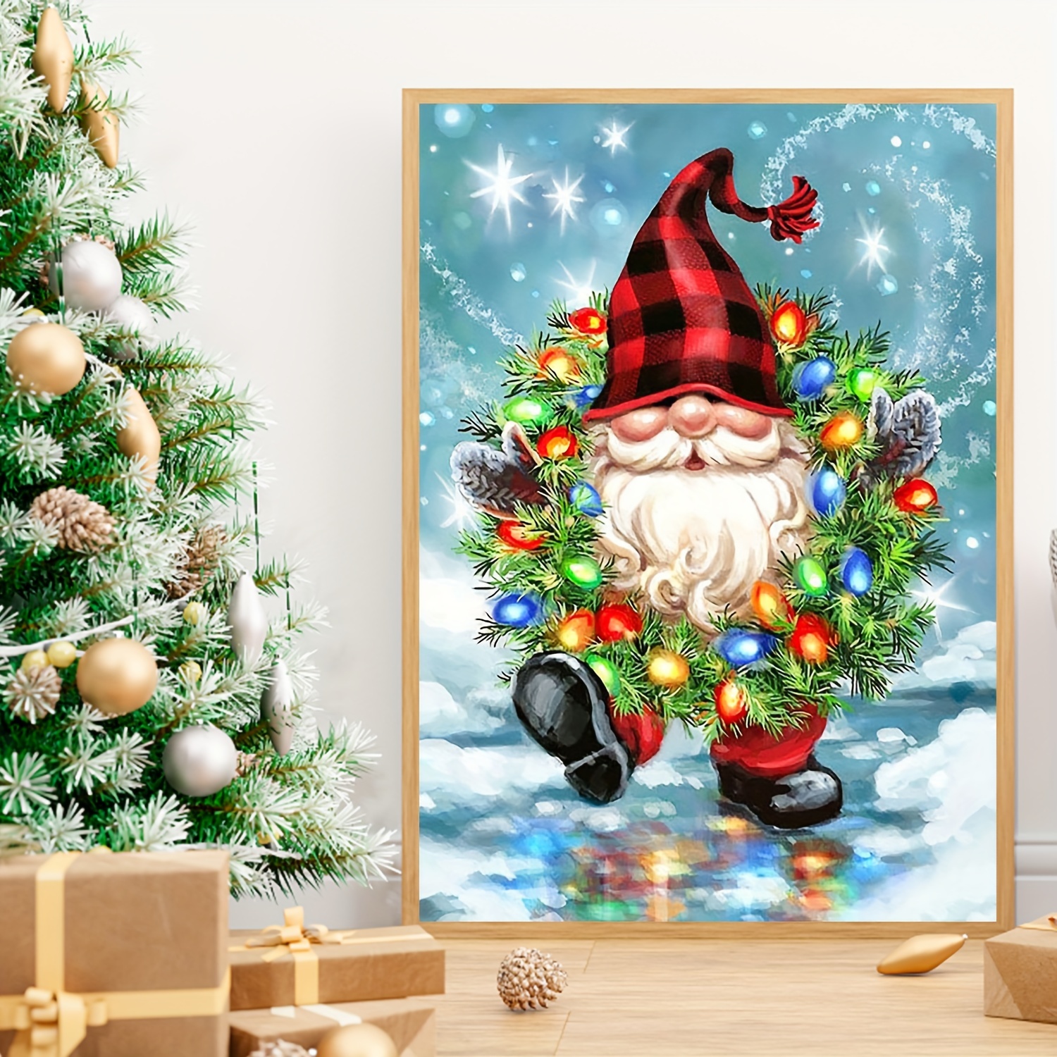 Christmas Diamond Art Painting Kits for Adults - 5D Round Full