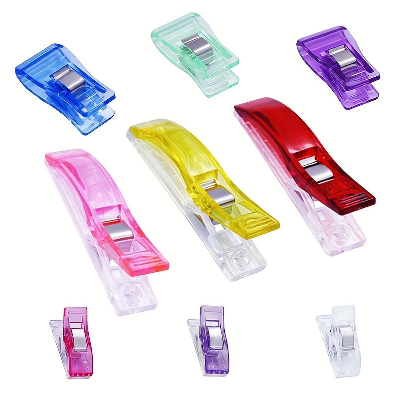 20Pcs Multipurpose Sewing Clips Quilting Clips Colorful Magic Clips Fabric  Clips for Sewing Quilting Crafting Hanging Clips