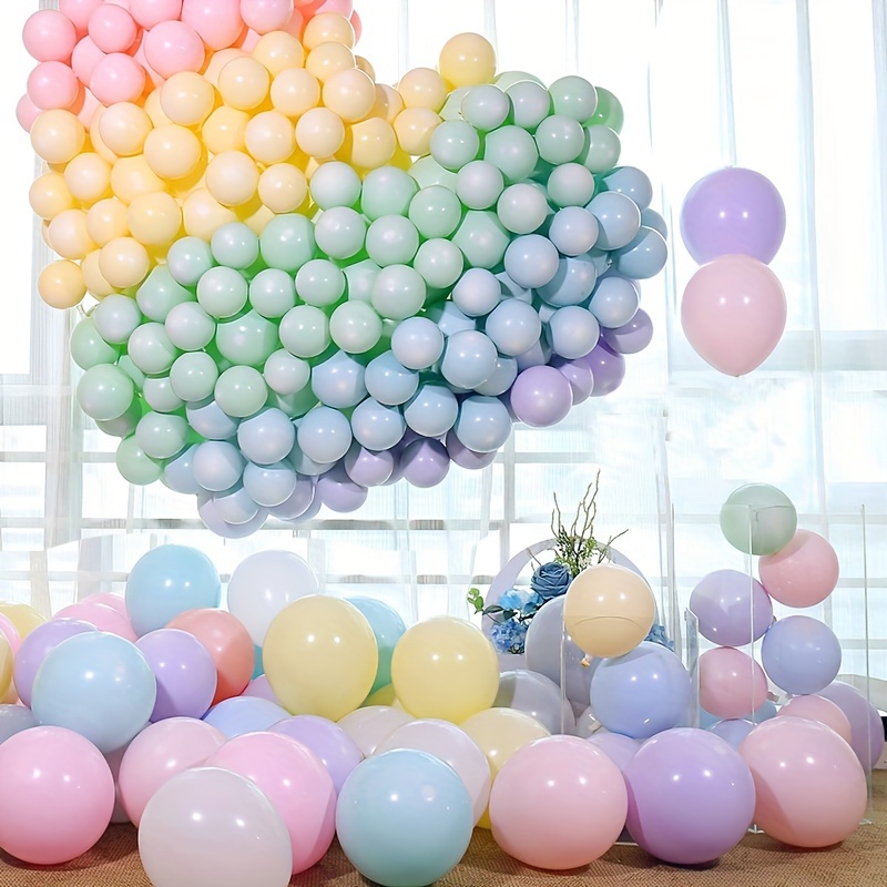 Ensemble De Nappe Et De Décoration De Ballons Longs Colorés De Macaron De  41 Pièces, Adapté Pour Les Fêtes D'anniversaire Et Les Célébrations  Festives, Mode en ligne