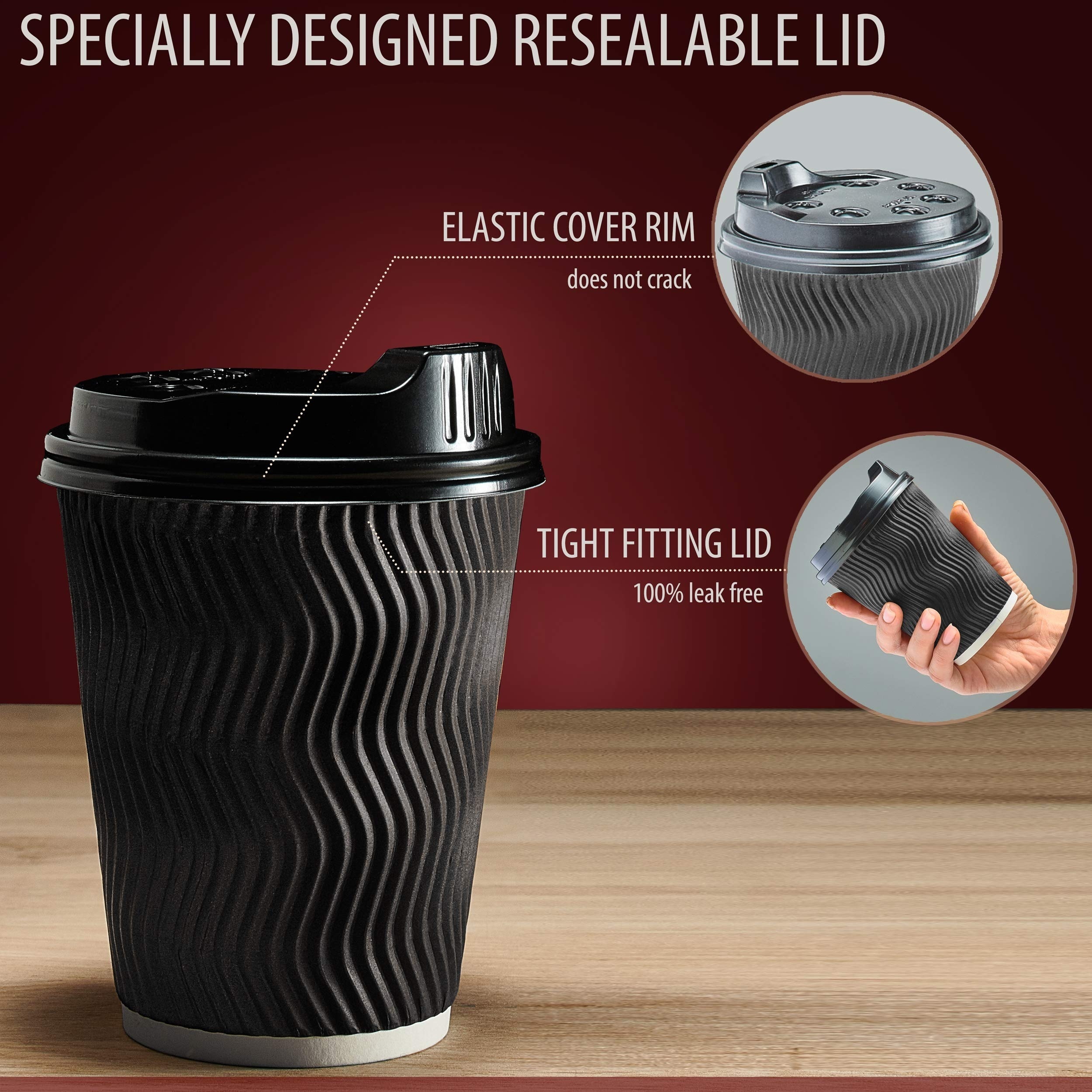 Disposable Hot Cup Double Layer Coffee Cup Paper Cups For - Temu