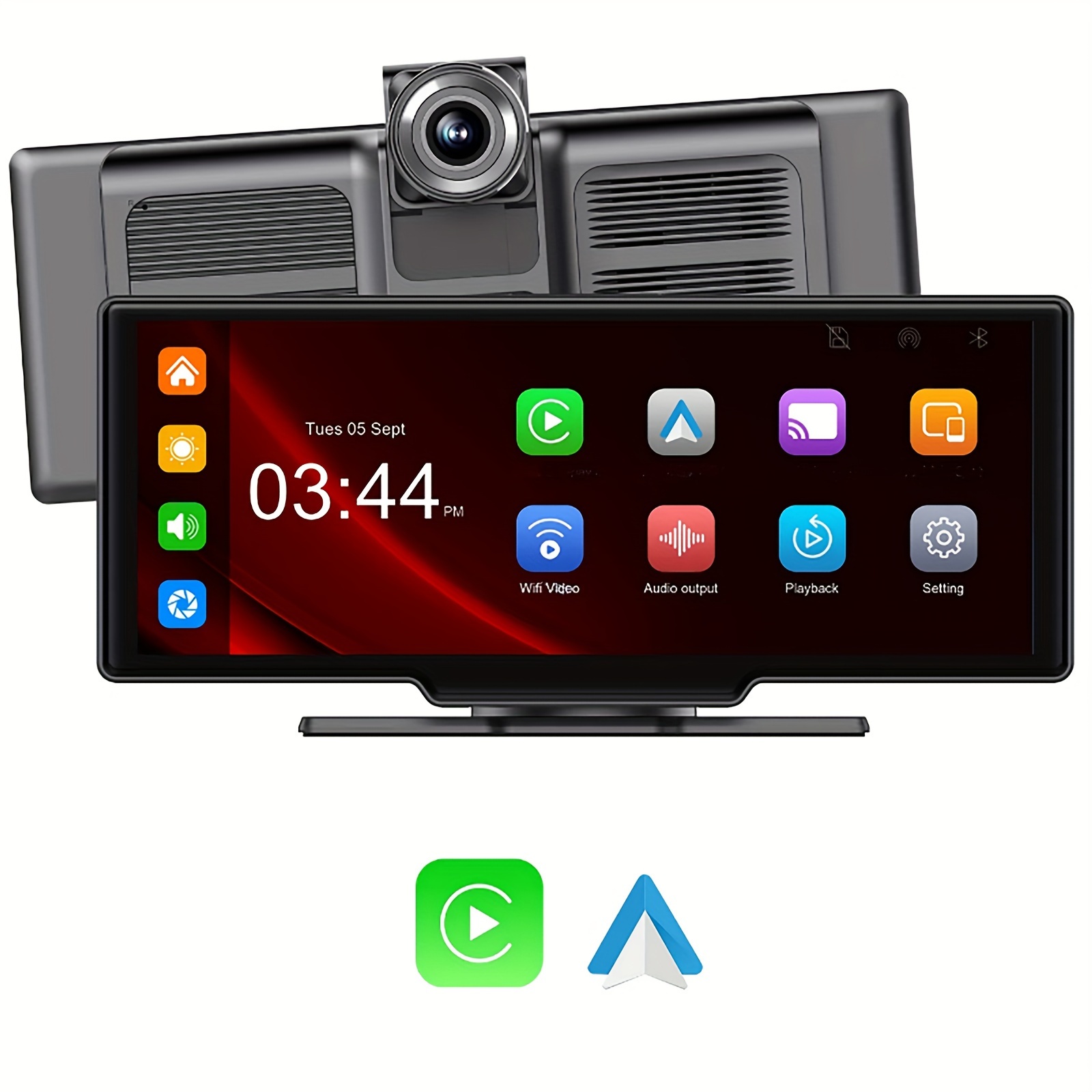 Universal 10,26 Pantalla de coche radio multimedia WIFI reproductor de  vídeo inalámbrico Carplay pantalla para Apple o Android