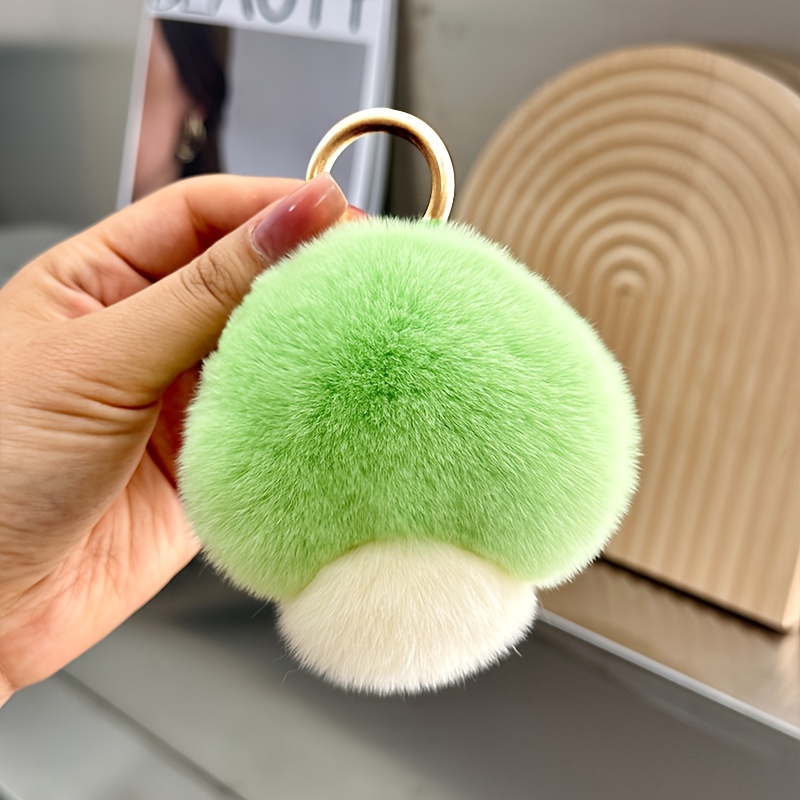 Cactus Pom Pom Keychain Cute Plush Key Chain Ring Bag - Temu