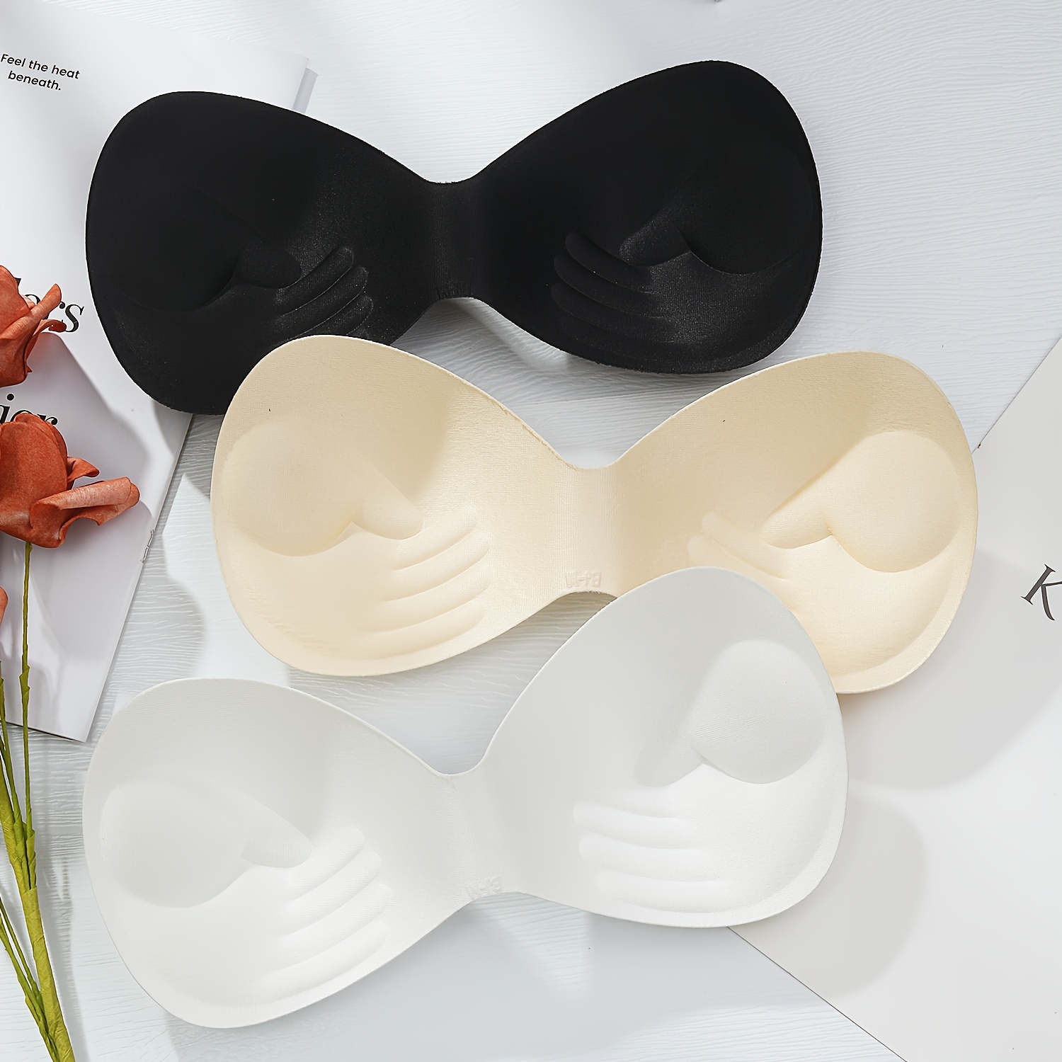 Sponge Bra Insert Pads Invisible Anti convex Chest Enhancer - Temu