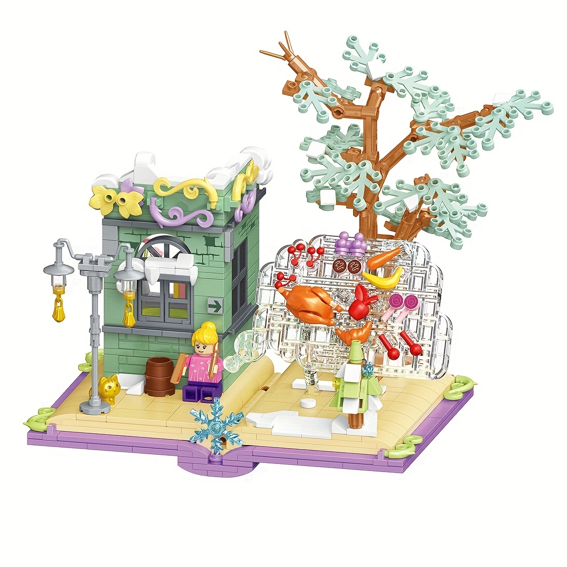  CoPlanaire Alice in Wonderland Building Blocks Toy Set