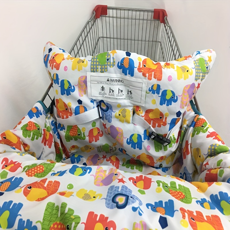 Shopping cart cover sales with pillow