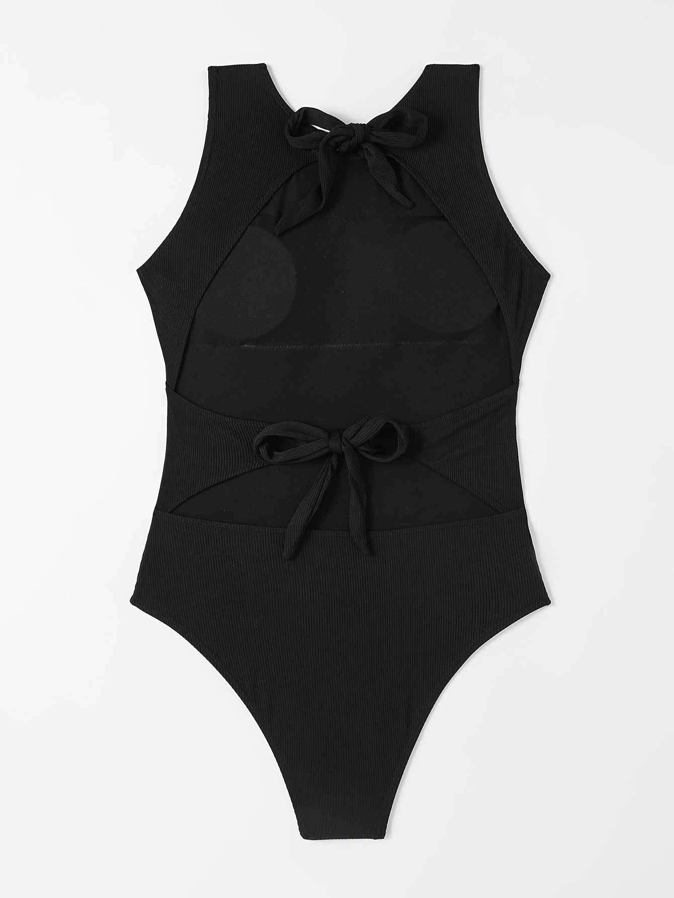 Plain black one piece swimsuit on sale