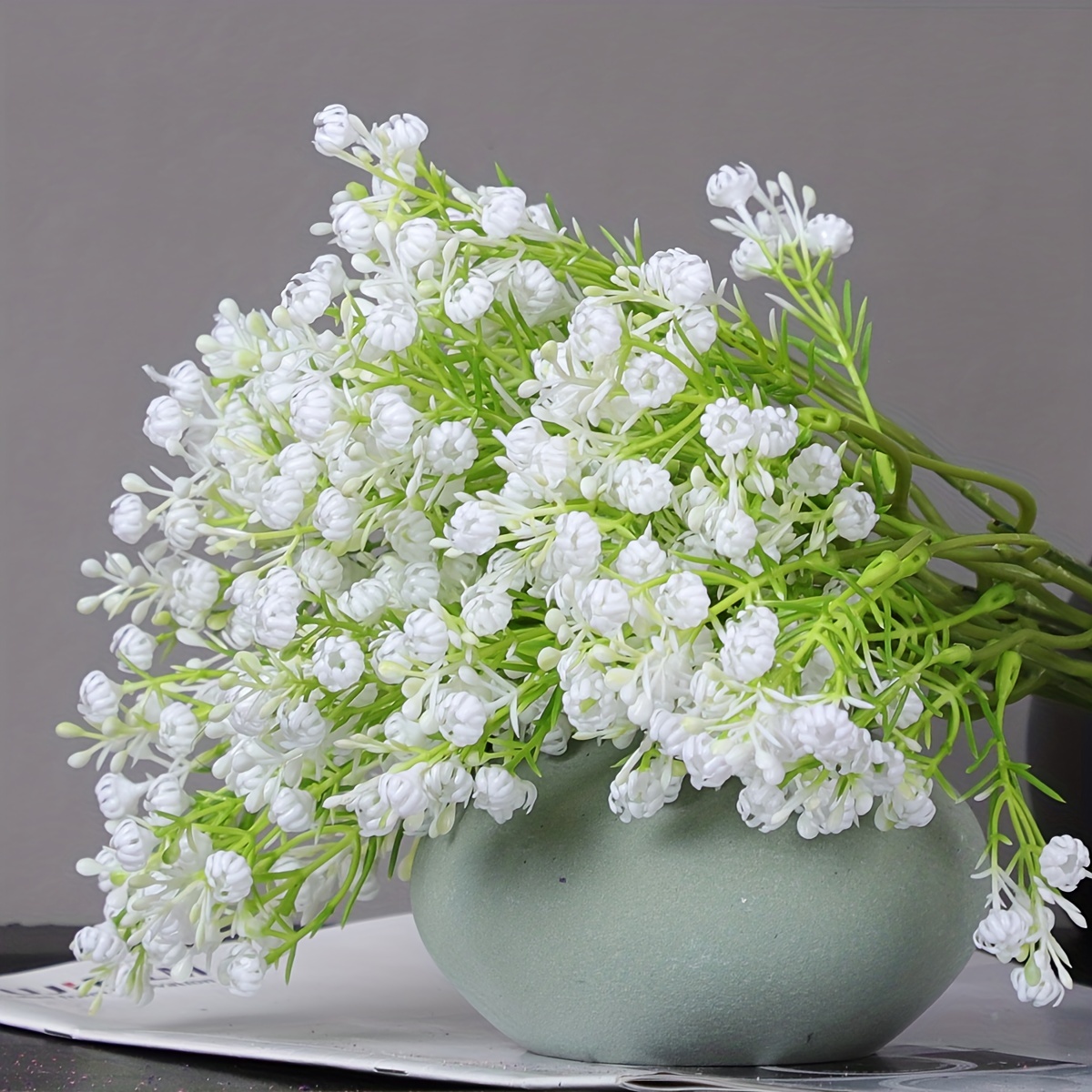 Babys Breath Artificial Flowers Fake White Flowers Real - Temu