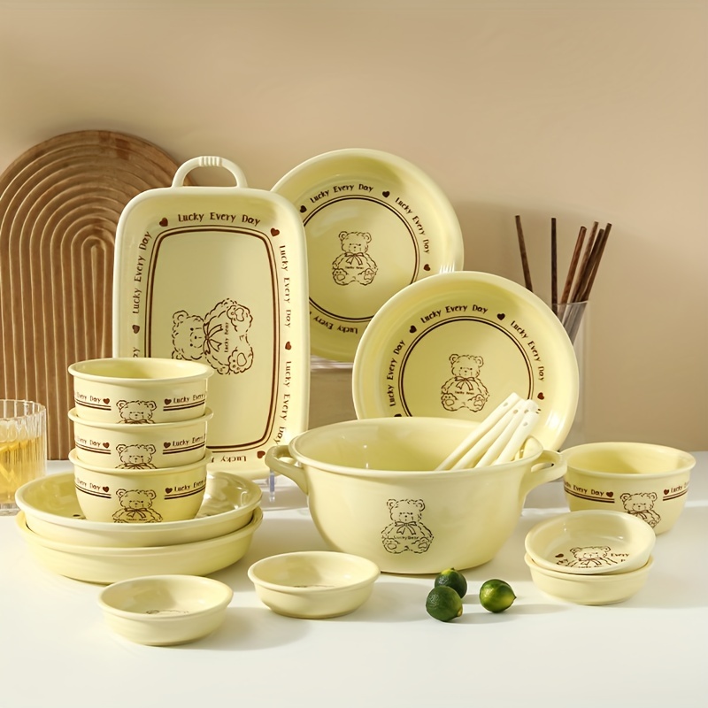 Cute Cartoon Compartmented Small Plates, Children's Eating Bowls, Household  Tableware, Vinegar Dishes, Seasoning Dishes, Plates - Temu