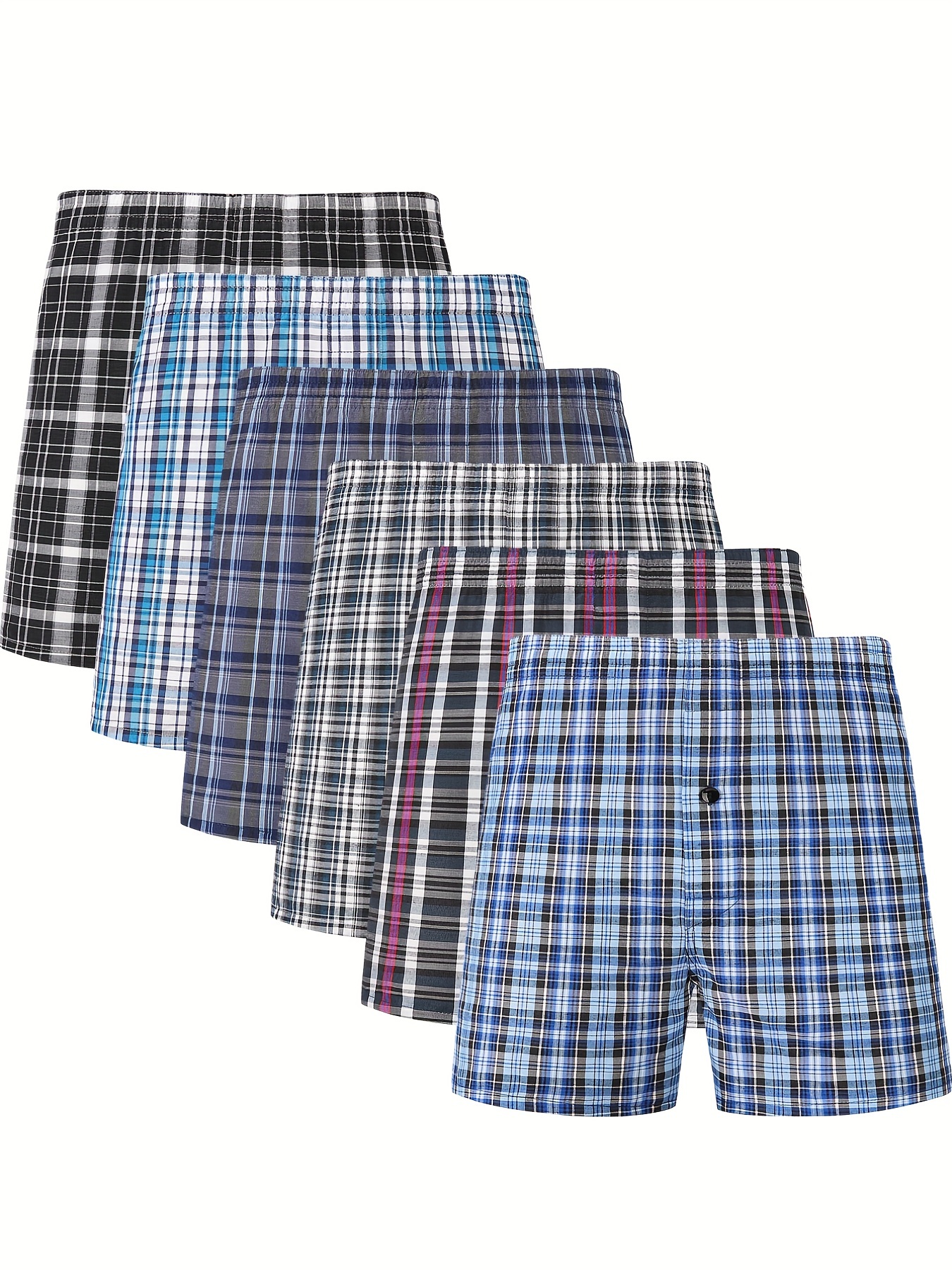 WOVEN SMALL PATTERNED TRUNKS