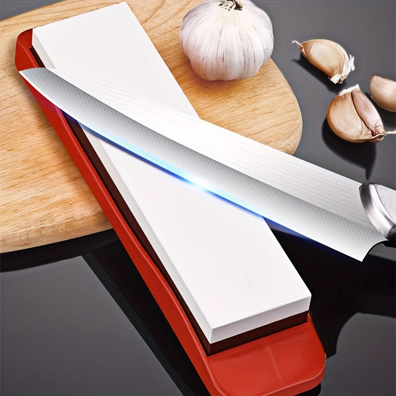 Whetstone - Juego de 2 piedras para afilar cuchillos, doble bloque húmedo  de grano 400/1000, afila y pule herramientas afiladas y cuchillos de cocina